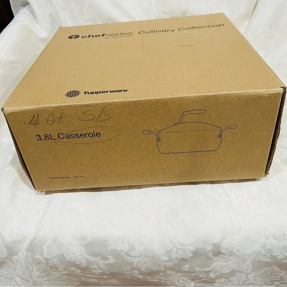 Tupperware Chef Series 4 qt Casserole, Stainless Steel (LAST one) - Picture 7 of 7